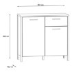 Forte Комод, KUSK223-C934 - Home Club, зображення 6