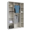 Forte Шафа 130 см, біла, HMNS931-120 - Home Club, зображення 9