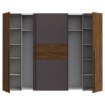 Forte Шафа 270 см Narago, горіх «Бейкерсфілд»/графіт, NRGS82511-M354 - Home Club, зображення 3