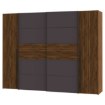 Forte Шафа 270 см Narago, горіх «Бейкерсфілд»/графіт, NRGS82511-M354 - Home Club, зображення 6