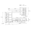 Forte Меблева стіна, ZMBM014LB-C752 - Home Club, зображення 7