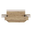 Forte Ліжко з тумбочками 160x200 см Tanaia Дуб Artisan/Пісочний, TNAL2162-Q224 - Home Club, зображення 3