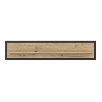 Forte Полиця в стилі лофт 140 см Trondheim, дуб Artisan/чорний дуб, TDHB11-C773 - Home Club