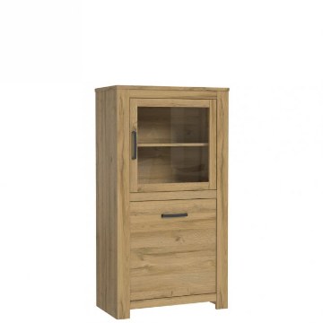 Forte Вітрина 80 см Havanna, дуб зі штучним ефектом старіння, HVNV411R-D67 - Home Club