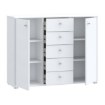 Forte Белый комод шириной 110 см, T2KK45-120 - Home Club, изображение 5