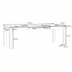 Forte Раздвижной стол 140x90 см Tuluza, белый, PRTT402-C04 - Home Club, изображение 5
