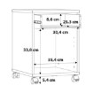Forte Контейнер на коліщатках L/P, T2KC20-120 - Home Club, зображення 7