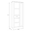 Forte Шафа для одягу L, BHLS923-M954 - Home Club, зображення 7
