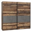 Forte Розсувна шафа 220 см Clif Old – Wood Vintage/Бетон, RCQS92411-C754 - Home Club, зображення 4