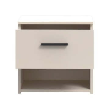 Forte Приліжкова тумба 45 см із шухлядою Ingalill, пісочний, WKTK012-U60 - Home Club