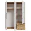 Forte Шкаф шириной 150 см с ящиками, дуб Artisan/белый, MKSS833-C830 - Home Club, изображение 3