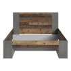 Forte Ліжко 140x200 см Clif Old – Wood Vintage/Бетон, CLFL1141-C546 - Home Club, зображення 2
