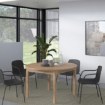 Forte Круглий розкладний стіл 130x130 см Attention, дуб «Рів'єра», TBLT7075-D85 - Home Club