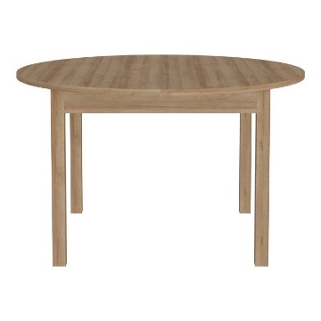 Forte Круглий розкладний стіл 130x130 см Attention, дуб «Рів'єра», TBLT7075-D85 - Home Club