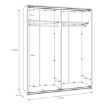 Forte Шафа для одягу, SSQS82411-U60 - Home Club, зображення 8
