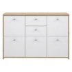 Forte Комод 115 см Best Chest, белый/дуб Artisan, SQNK233-C804 - Home Club, изображение 2