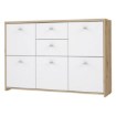 Forte Комод 115 см Best Chest, белый/дуб Artisan, SQNK233-C804 - Home Club, изображение 6