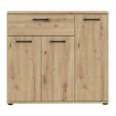 Forte Комода 90 см Niko, дуб Artisan, NIKK34-D78 - Home Club, зображення 2