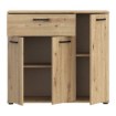 Forte Комода 90 см Niko, дуб Artisan, NIKK34-D78 - Home Club, зображення 3