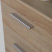 Forte Комода 120 см Antuza Білий/Дуб Сонома, NTU231-Q45F - Home Club, зображення 8