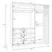 Forte Шафа для одягу, TAHS923-D118 - Home Club, зображення 10
