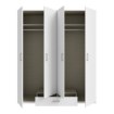 Forte Шафа 180 см із висувною шухлядою Econobox 2, біла, ECBS941-120 - Home Club, зображення 3