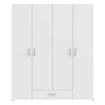 Forte Шафа 160 см із шухлядами Econobox, біла, ECBS842-120 - Home Club, зображення 2