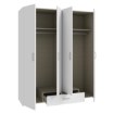 Forte Шафа 160 см із шухлядами Econobox, біла, ECBS842-120 - Home Club, зображення 5