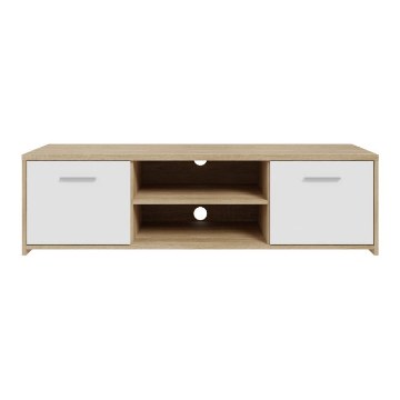 Forte Тумба під телевізор 140 см Quadro Дуб Сонома/Білий, QDRT13-Q45F - Home Club