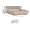Forte Каркас ліжка, PNPL3181B-Q203 - Home Club, зображення 9