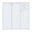 Forte Біла висока комода 110 см, T2KK10-120 - Home Club, зображення 2