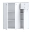 Forte Біла висока комода 110 см, T2KK10-120 - Home Club, зображення 3
