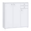 Forte Біла висока комода 110 см, T2KK10-120 - Home Club, зображення 4