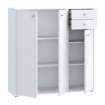 Forte Біла висока комода 110 см, T2KK10-120 - Home Club, зображення 5