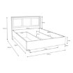 Forte Каркас ліжка з підйомним матрацом, GLKL1142-Q249 - Home Club, зображення 8