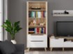 Forte Стелаж 85 см із шухлядами Vankka «Дубова дошка», VNKR713-L25 - Home Club, зображення 3