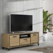 Forte Тумба під телевізор 160 см Trondheim Дуб Artisan/Дуб чорний, TDHT132-C773 - Home Club
