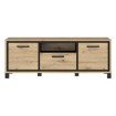 Forte Тумба під телевізор 160 см Trondheim Дуб Artisan/Дуб чорний, TDHT132-C773 - Home Club, зображення 2