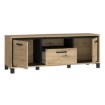 Forte Тумба під телевізор 160 см Trondheim Дуб Artisan/Дуб чорний, TDHT132-C773 - Home Club, зображення 5