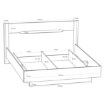 Forte Каркас ліжка з підйомним матрацом, EDWL1183-M820 - Home Club, зображення 9