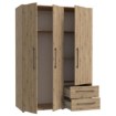 Forte Шафа 150 см із шухлядами, дуб Artisan, MKSS833-D78 - Home Club, зображення 5