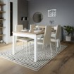Forte Розкладний стіл 160x90 см Lewisville Secret Grey/Дуб Валенсія, TBLT7029-M830 - Home Club
