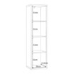 Forte Вузька відкрита полиця Net106 «Бетон», MXXR411-U39 - Home Club, зображення 5