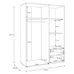 Forte Шафа для одягу, MKSS833-M946 - Home Club, зображення 12