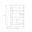 Forte Комода всередині шафи, SNWK83-120 - Home Club, зображення 4