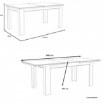 Forte Розкладний стіл Kashmir 160x90 см, біла сосна, KSMT40-D43 - Home Club, зображення 5