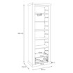 Forte Шафа для одягу L/P, PNTS812-Q214 - Home Club, зображення 9