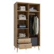 Forte Шафа для одягу L, HLTS721LEC-D108 - Home Club, зображення 3