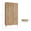 Forte Шафа для одягу L, HLTS721LEC-D108 - Home Club, зображення 8