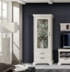 Forte Вузька вітрина шириною 80 см із шухлядами Kashmir, біла сосна, KSMV73-D43 - Home Club